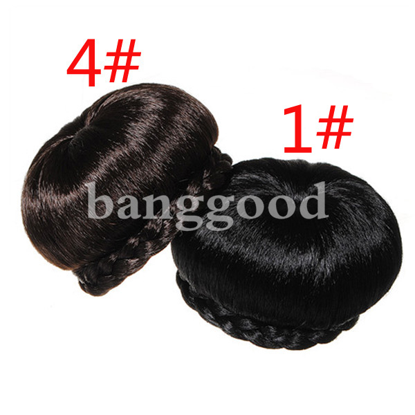 Women-Clip-On-Updo-Chignon-Scrunchie-Bun-Hairpiece-53903