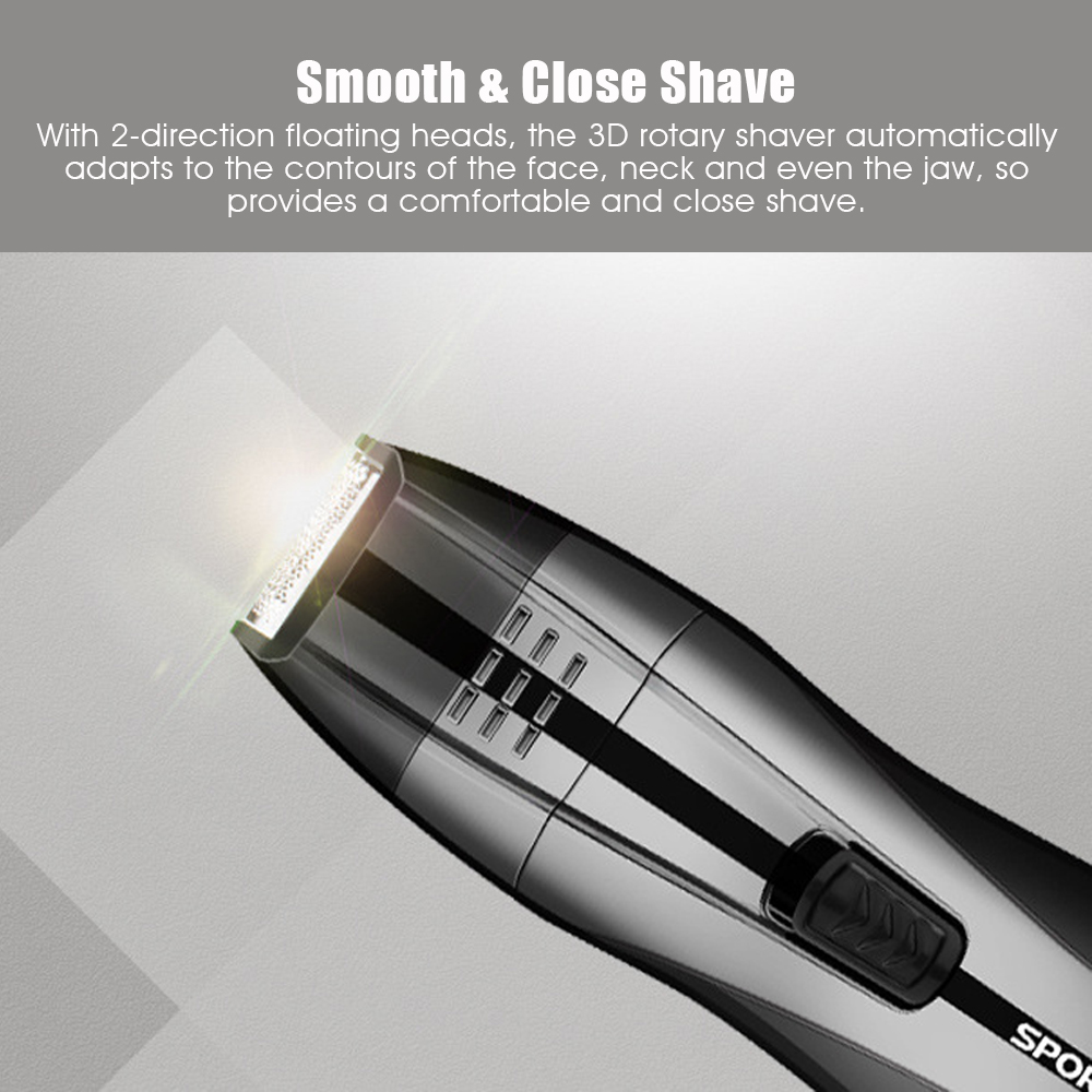 3in1-Rechargeable-Cordless-Electric-Hair-Clipper-Shaver-Razor-Beard-Hair-Nose-Trimmer-WetDry-1287756