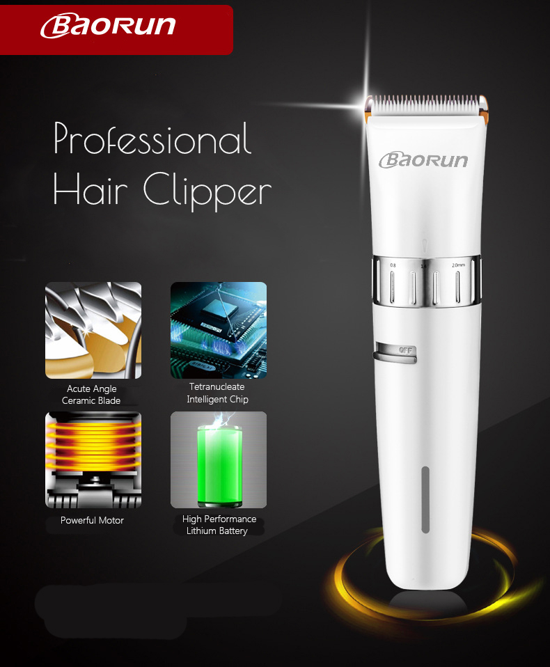 BaoRun-T2-Pro-Electric-Hair-Clipper-Titanium-Ceramic-Blade-Beard-Shaver-Trimmer-110V-240V-1254609