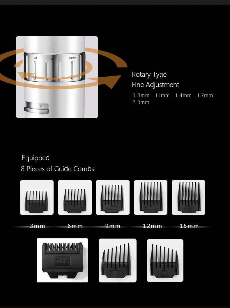 BaoRun-T2-Pro-Electric-Hair-Clipper-Titanium-Ceramic-Blade-Beard-Shaver-Trimmer-110V-240V-1254609