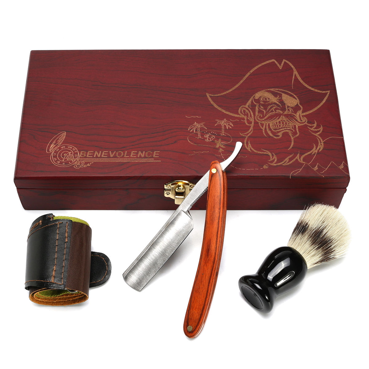 4Pcs-Shaver-Kit-Cut-Throat-Straight-Razor-Shaving-Brush-Strop-Wooden-Box-Gift-Set-1252480