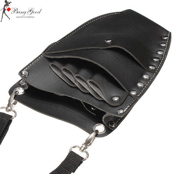 Black-Leather-Rivet-Scissors-Clips-Hairdressing-Holder-Case-65314