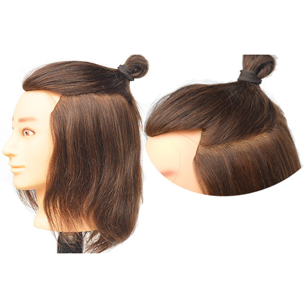 100-Human-Hair-Men-Training-Head-Practice-Mannequin-Salon-Model-1253796