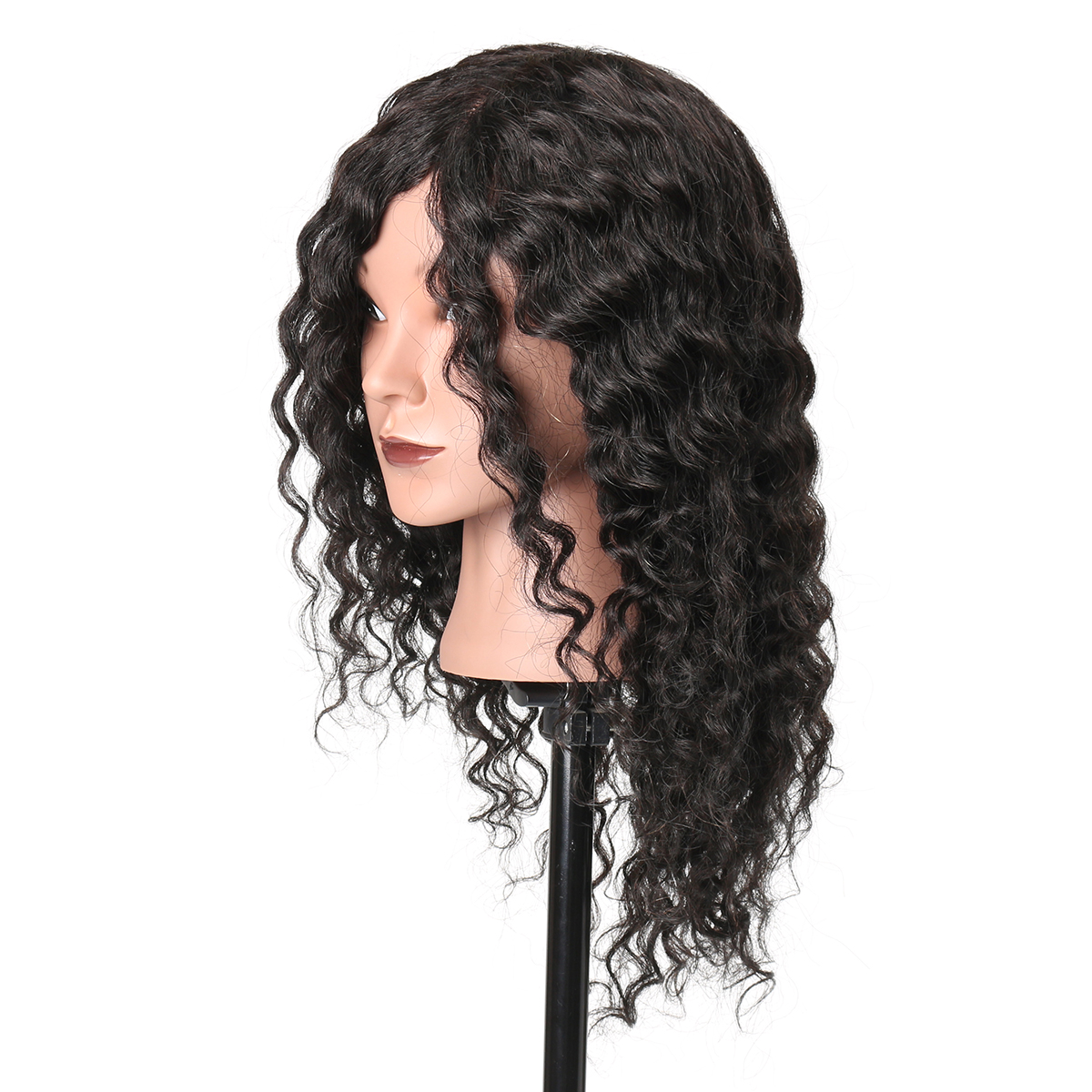 18-100-Real-Human-Hair-Salon-Hairdressing-Training-Practice-Mannequin-Head-1384713