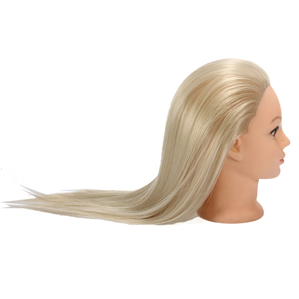18-Inch-Blonde-Fiber-Hair-Hairdressing-Training-Head-Model-919466