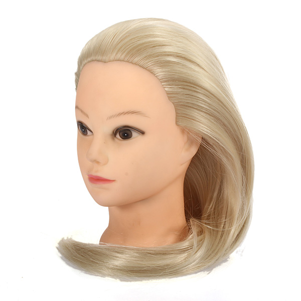 18-Inch-Blonde-Fiber-Hair-Hairdressing-Training-Head-Model-919466