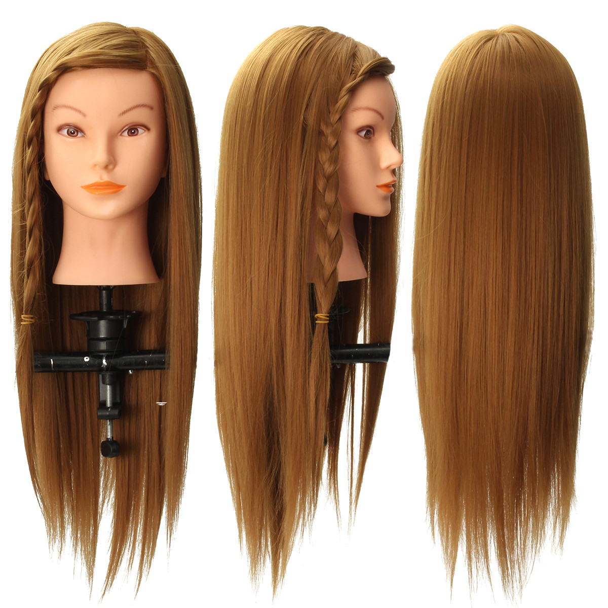 20quot-Long-Hair-Mannequin-Manikin-Training-Salon-Head-Model-Hairdressing-Cosmetology-with-Clamp-Hol-1110744