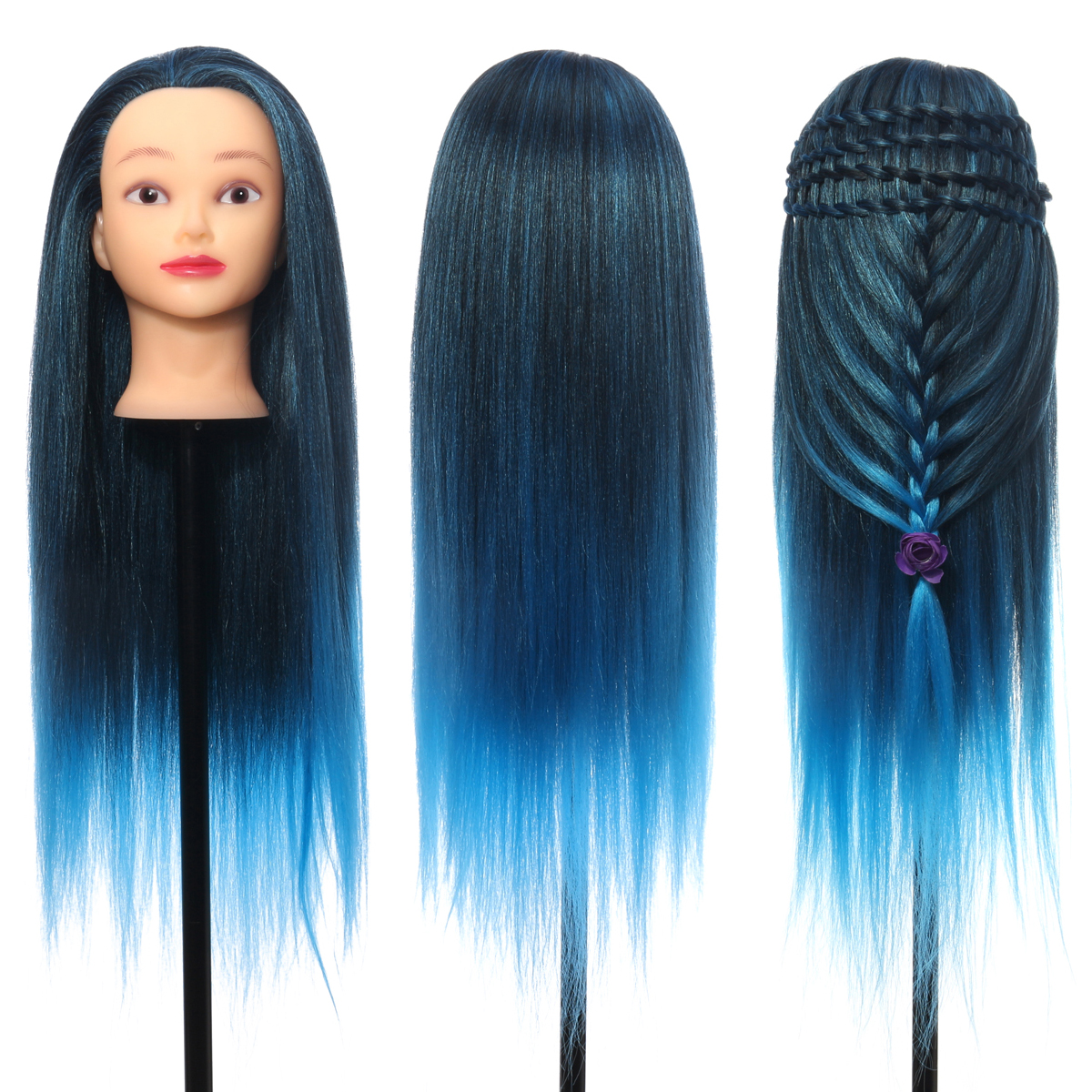26-Colorful-Hair-Hairdressing-Practice-Training-Head-Mannequin-Salon-With-Clamp-1236992