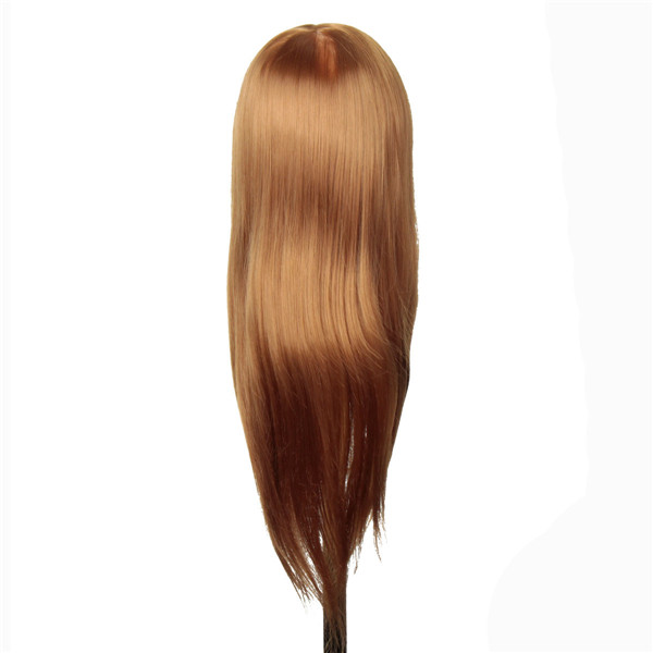 30-Real-Human-Hair-Training-Head-Cutting-Braiding-Practice-Mannequin-Clamp-Holder-Gold-1045697