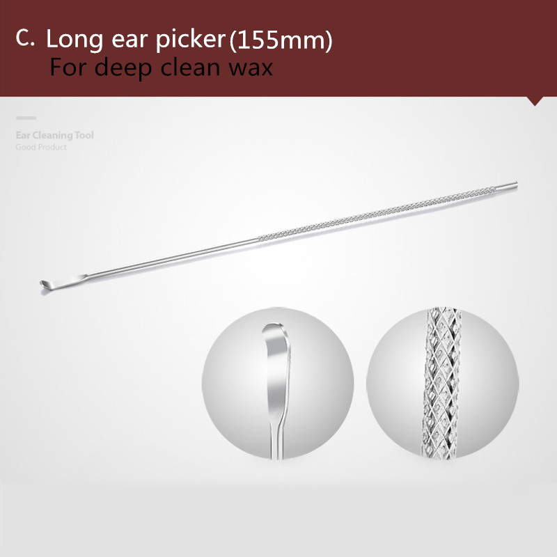 8pcs-Stainless-Steel-Wood-Ear-Pick-Wax-Removal-Dirt-Curette-Leaner-Kit-1136483