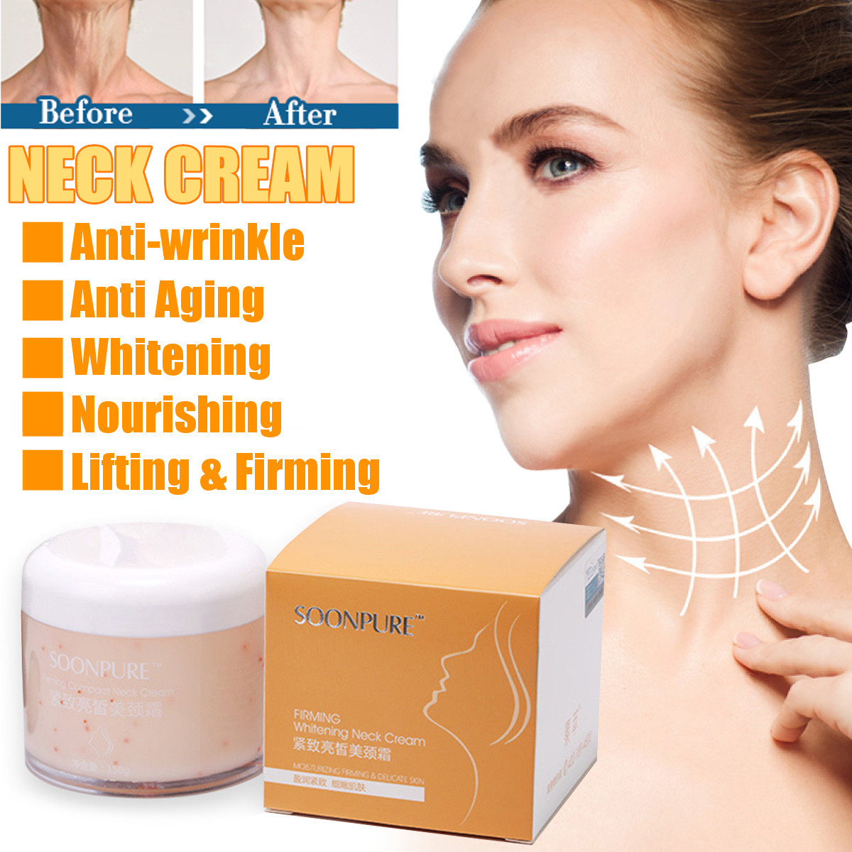 150g-Hyaluronic-acid-Collagen-Neck-Cream-Anti-Aging-Complexes-Whitening-Moisturizing-Firming-Skin-to-1437745