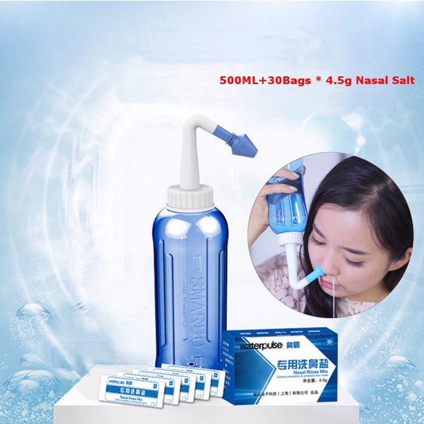 500ml-Nasal-Rhinitis-Nose-Rinsing-Net-Pot-Sinus-Irrigation-Irrigator-30-Bag-Wash-Salt-1099277