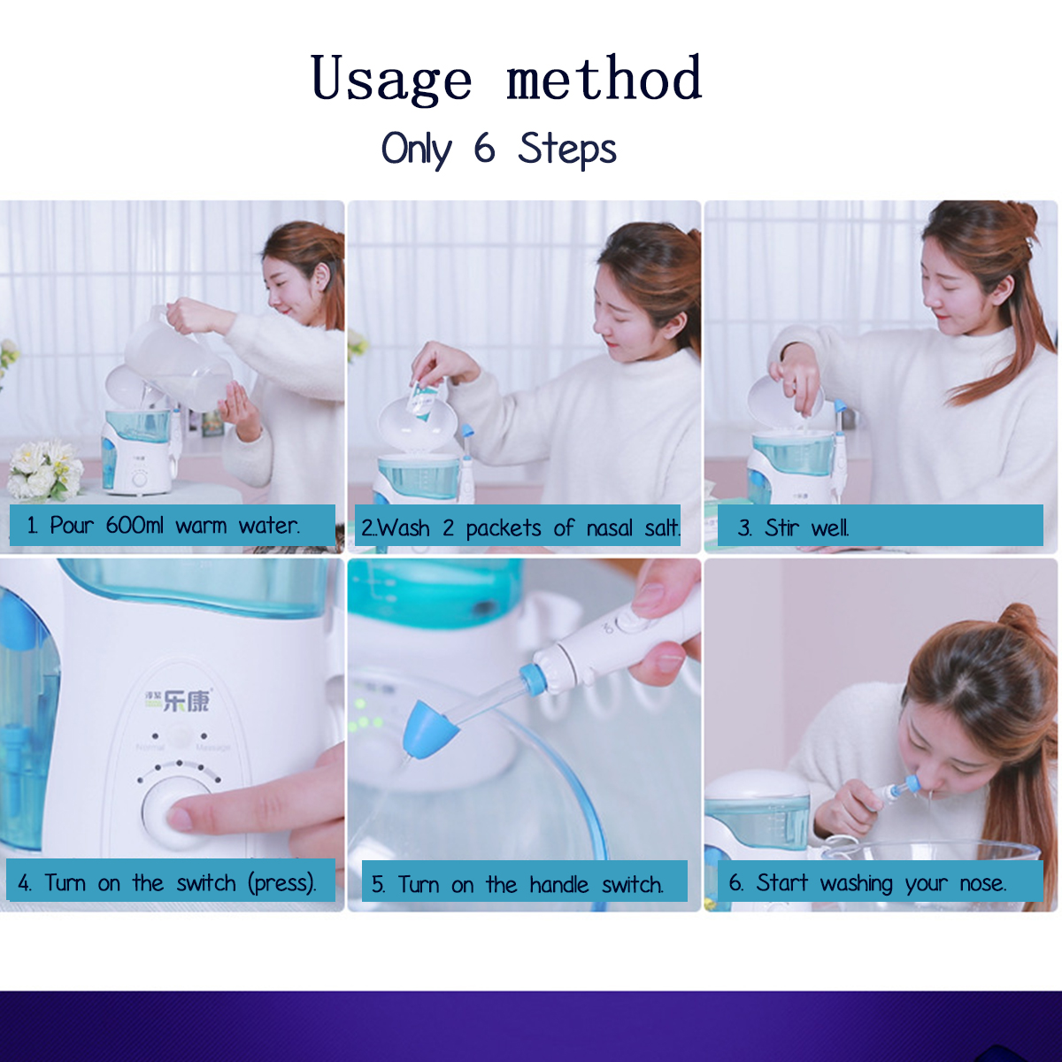 600ML-Electric-Nasal-Irrigator-Washing-Wash-Neti-Pot-Rinsing-Nose-Allergic-Irrigation-w-UV-Light-1400759