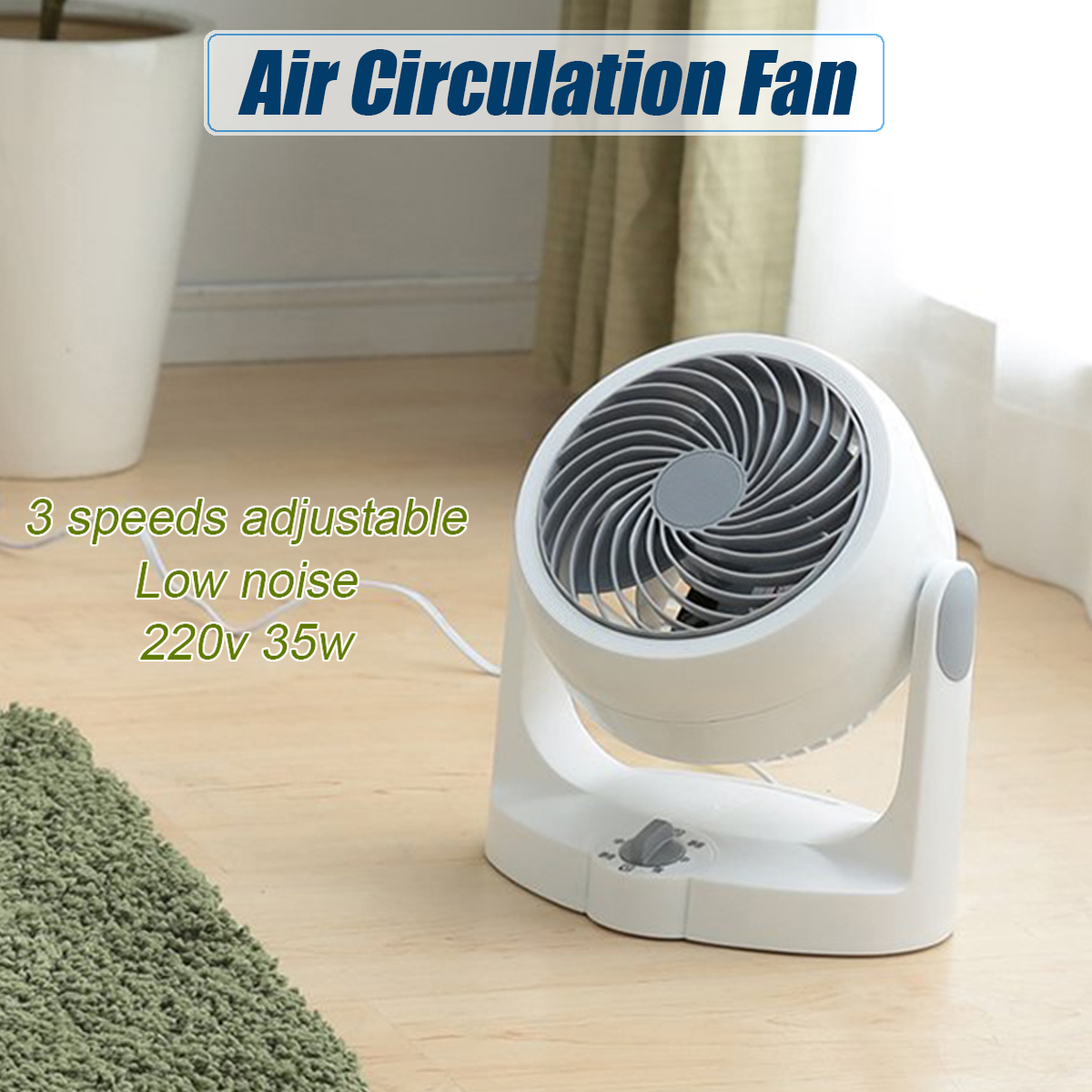 Air-Circulator-Fan-Cooler-Quiet-Silent-Mini-Portable-Home-Office-3-Speeds-220v-35w-1462908