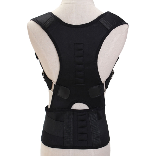 Neoprene-Magnetic-Adjustable-Back-Support-Brace-Posture-Corrector-Lumbar-Shoulder-Belt-1065247