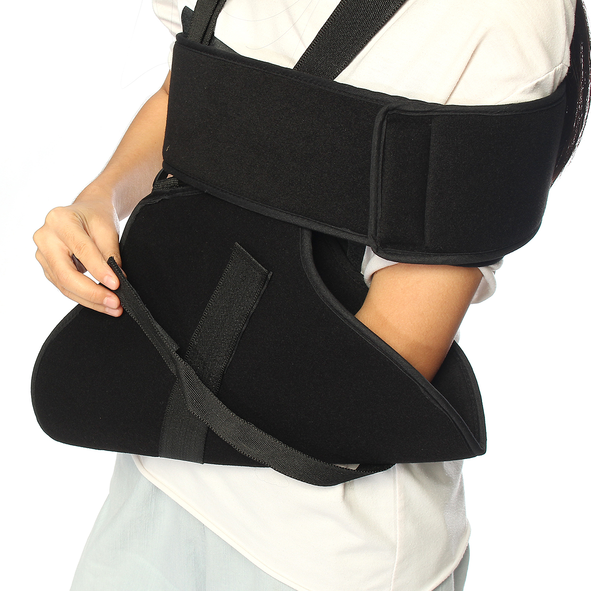 Adjustable-Medical-Arm-Shoulder-Holding-Brace-Elbow-Support-Wrap-Strap-Belt-1192646