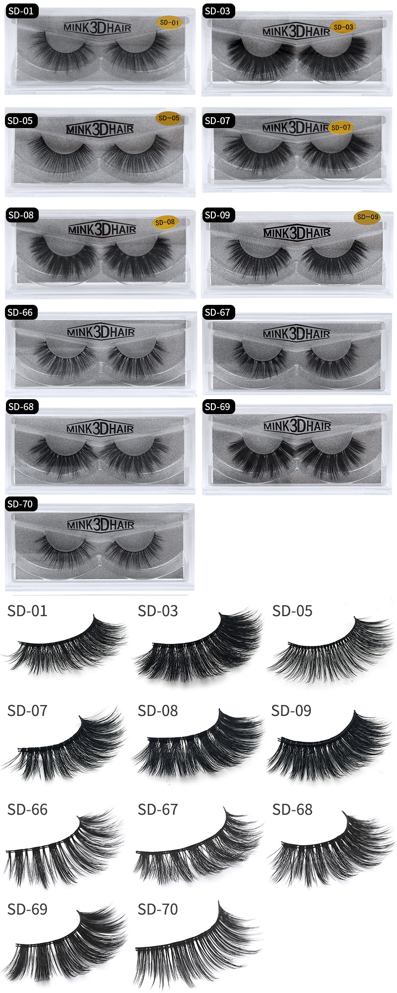 1Pair-3D-Mink-Hair-Black-False-Eyelashes-Makeup-Cosmetics-Handmade-Thick-Natural-Long-1282453