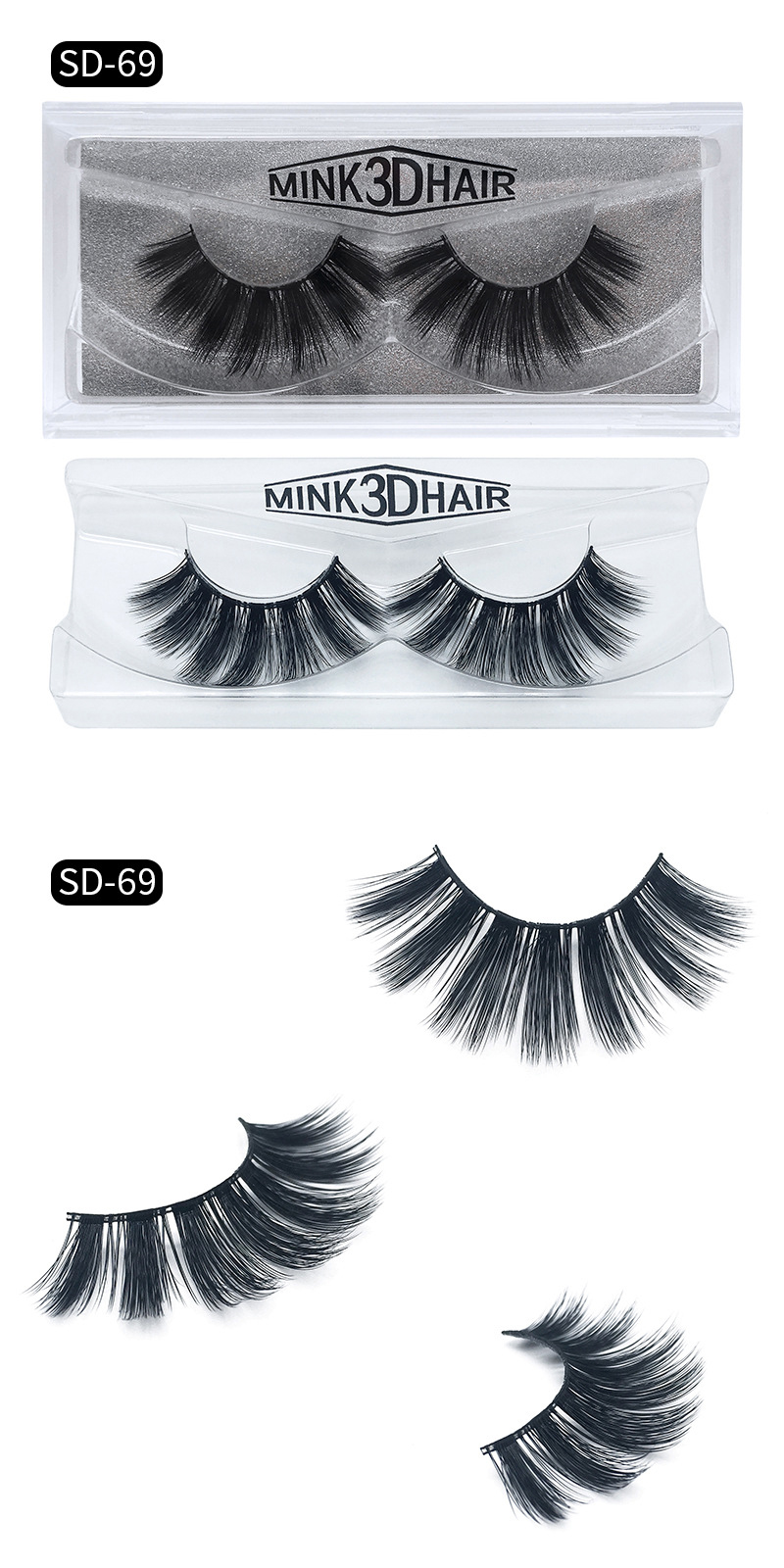 1Pair-3D-Mink-Hair-Black-False-Eyelashes-Makeup-Cosmetics-Handmade-Thick-Natural-Long-1282453