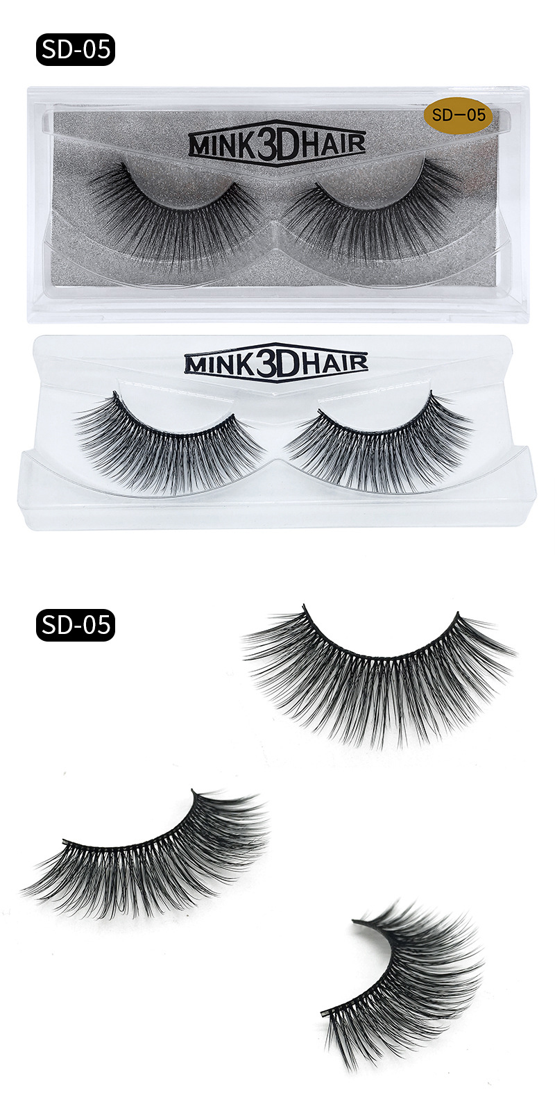 1Pair-3D-Mink-Hair-Black-False-Eyelashes-Makeup-Cosmetics-Handmade-Thick-Natural-Long-1282453