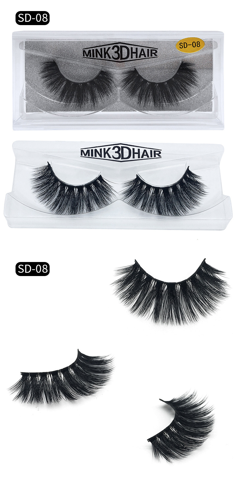 1Pair-3D-Mink-Hair-Black-False-Eyelashes-Makeup-Cosmetics-Handmade-Thick-Natural-Long-1282453