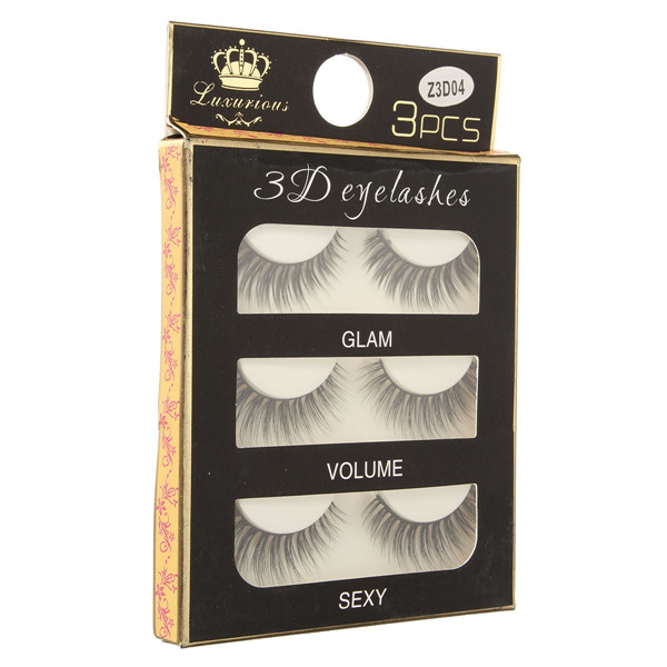 3-Pairs-False-Eyelashes-Makeup-Black-Handmade-Cluster-Natural-Long-Eyelashes-1080804