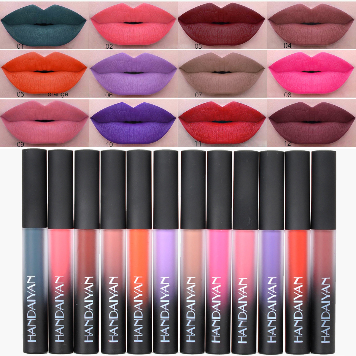 12-Colors-Matte-Metallic-Velvet-Lip-Gloss-Makeup-Long-Lasting-Waterproof-1329195