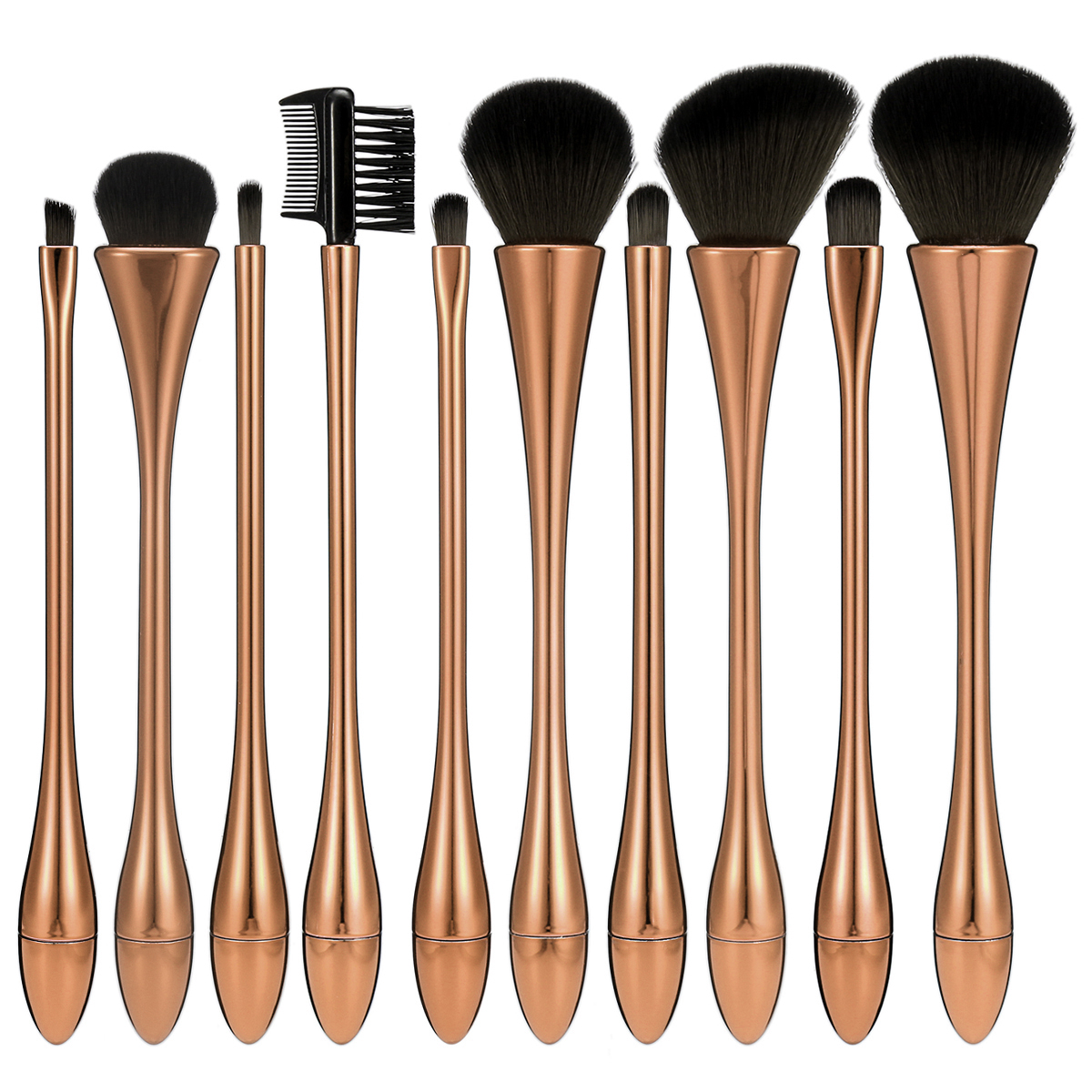 10pcs-Soft-Goblet-Mental-Luster-Makeup-Brushes-Set-Kit-Eye-Shadow-Blush-Blending-Cosmetics-Tools-1141224