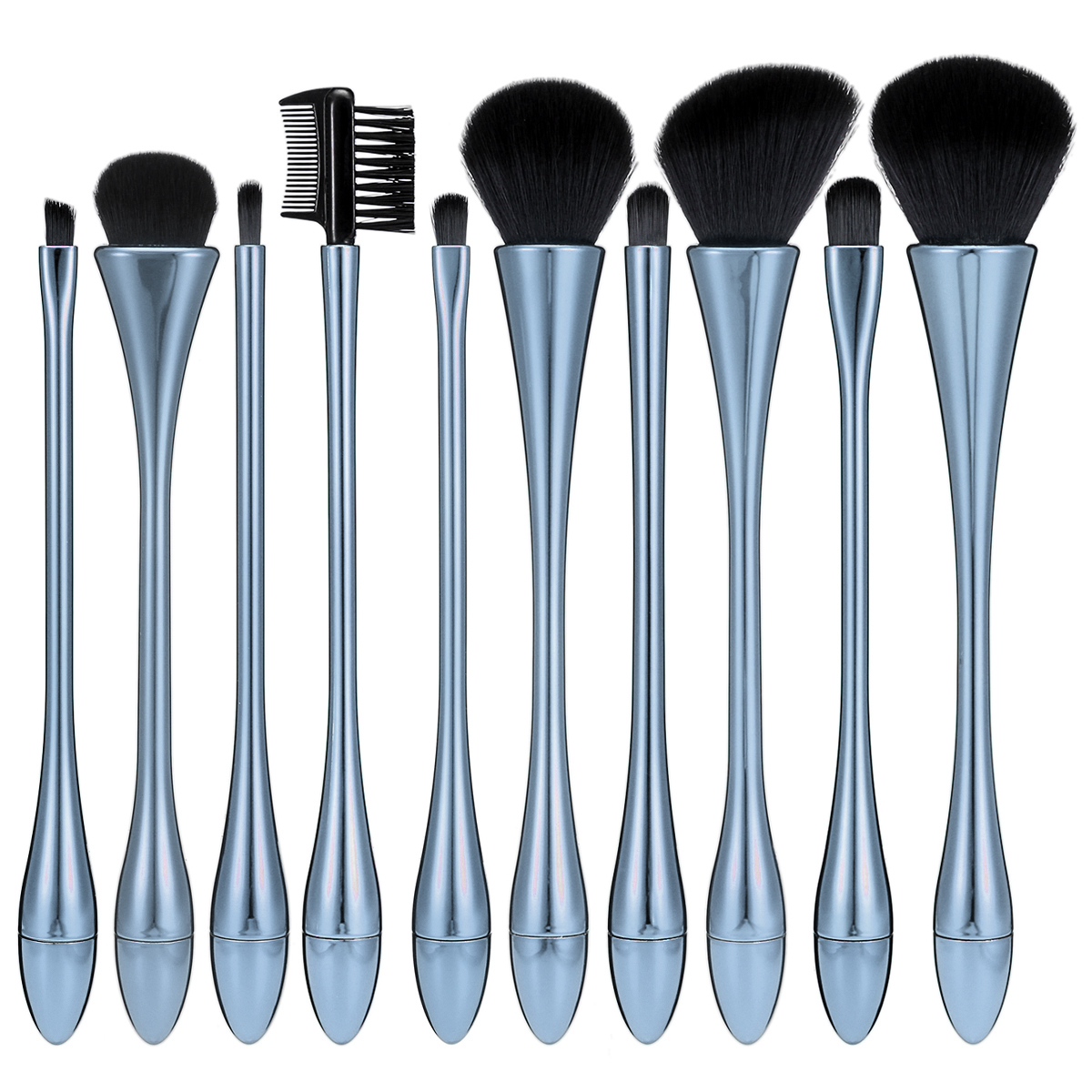 10pcs-Soft-Goblet-Mental-Luster-Makeup-Brushes-Set-Kit-Eye-Shadow-Blush-Blending-Cosmetics-Tools-1141224