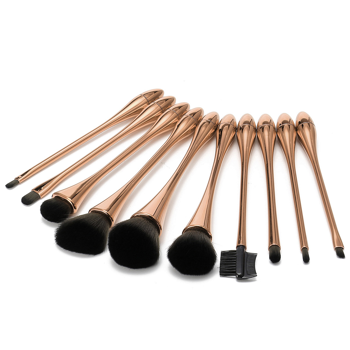 10pcs-Soft-Goblet-Mental-Luster-Makeup-Brushes-Set-Kit-Eye-Shadow-Blush-Blending-Cosmetics-Tools-1141224