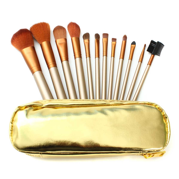 12Pcs-Gold-Professional-Makeup-Blush-Eye-Shadow-Eyeliner-Brush-Set-with-Zipper-Leather-Bag-Kit-1023172