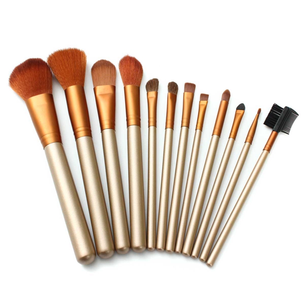 12Pcs-Gold-Professional-Makeup-Blush-Eye-Shadow-Eyeliner-Brush-Set-with-Zipper-Leather-Bag-Kit-1023172