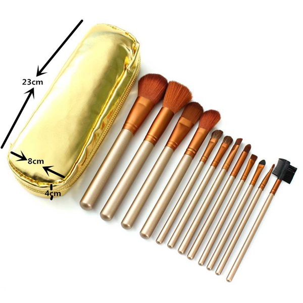 12Pcs-Gold-Professional-Makeup-Blush-Eye-Shadow-Eyeliner-Brush-Set-with-Zipper-Leather-Bag-Kit-1023172