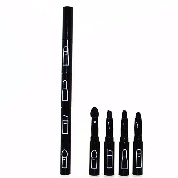 4-In-1-Black-Eye-Makeup-Brushes-Kit-Eyebrow-Lip-Shaving-Sponge-Eyeshadow-Brush-Cosmetic-Tool-1114687