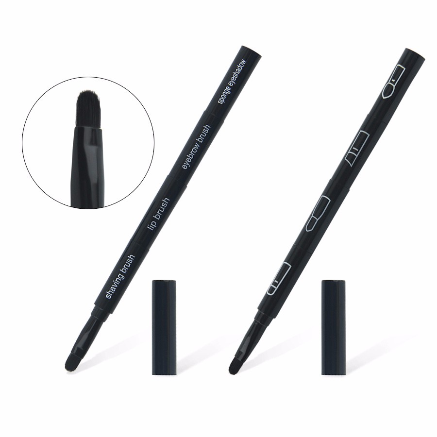 4-In-1-Black-Eye-Makeup-Brushes-Kit-Eyebrow-Lip-Shaving-Sponge-Eyeshadow-Brush-Cosmetic-Tool-1114687