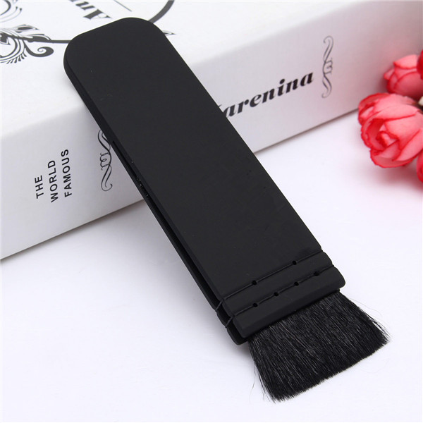 Black-Contour-Cosmetic-Blusher-Foundation-Flat-Brush-Cleaning-Makeup-Tool-983939