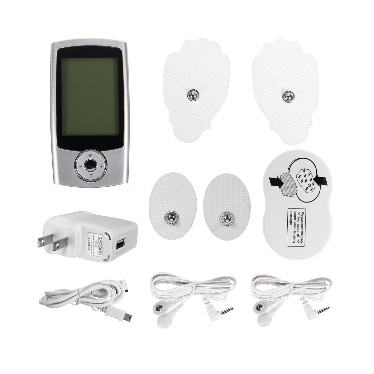 16-Modes-Portable-Electric-Pulse-TENS-EMS-Massager-Therapy-Machine-Dual-Output-1257485