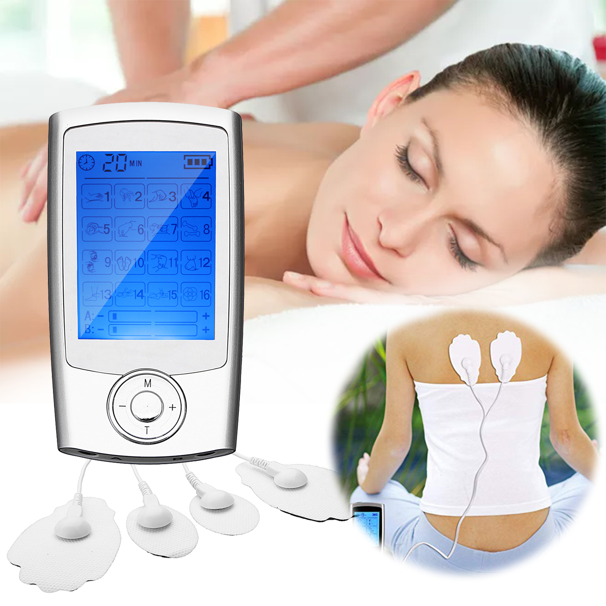 16-Modes-Tens-Unit-with-4-Pads-Pulse-Impulse-Pain-Relief-Machine-Electric-Massager-Muscle-Stimulator-1402466