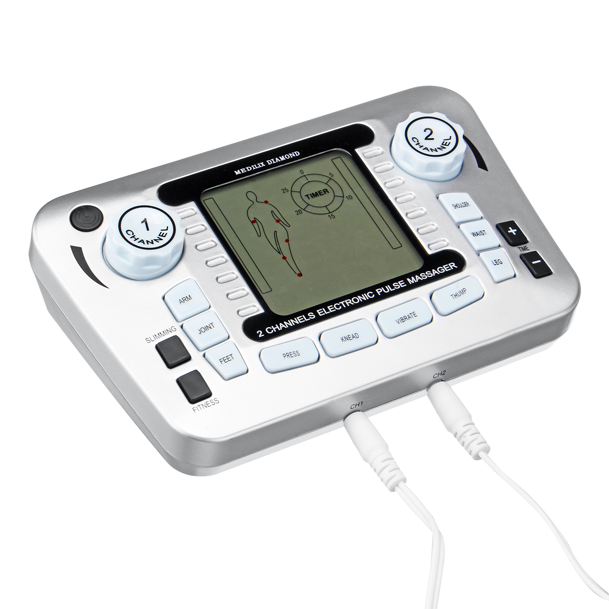 2-Output-Channel-4-Modes-Tens-Unit-Muscle-Stimulator-Electric-Digital-Massager-Physical-Therapy-1406048