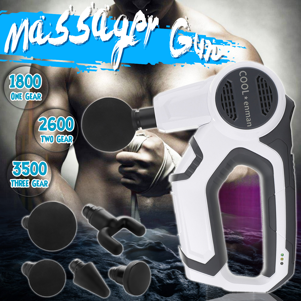 2000-mAh-Cordless-Percussion-Massager-Rechargeable-Handheld-Percussive-Muscle-Stimulation-Vibration--1449055