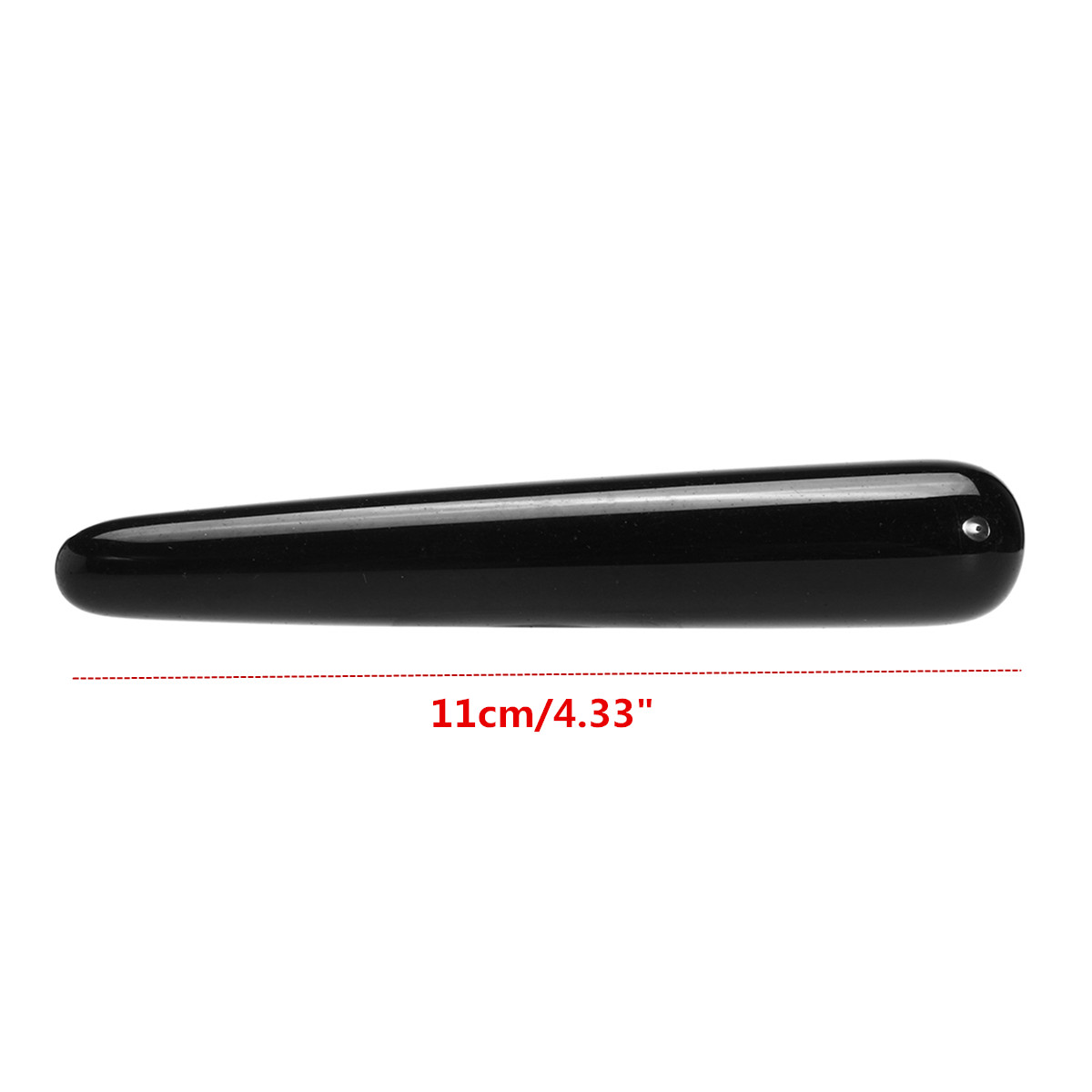 433quot-Black-Natural-Quartz-Crystal-Massage-Wand-Guasha-Massage-Tool-Reiki-Healing-Stone-Manual-Mas-1420836