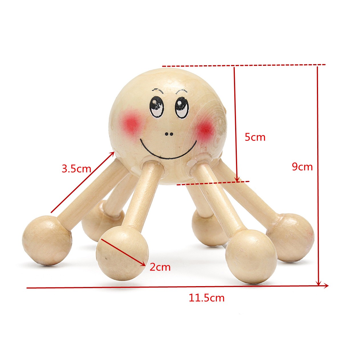 Durable-Cute-Wooden-6-Ball-Legs-Massager-Neck-Back-Full-Body-Shoulder-Roller-Stress-Relief-1241950