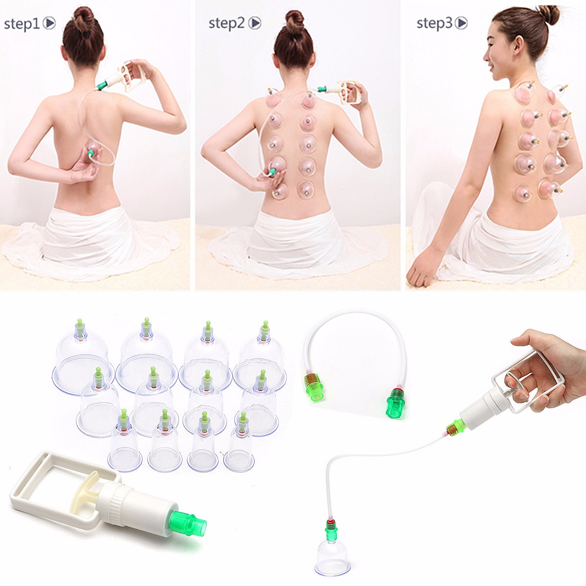 12-Cups-Vacuum-Megnetic-Therapy-Tools-Massage-Acupuncture-Cupping-Kits-Set-1129619