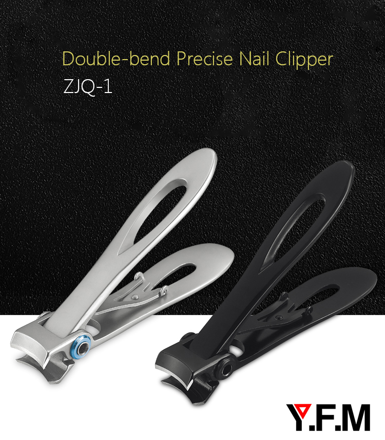 2pcs-Black-Sliver-Wide-Cutter-Dual-bend-Nail-Clipper-Finger-Toenails-Manicure-Pedicure-Tools-Kits-1288310
