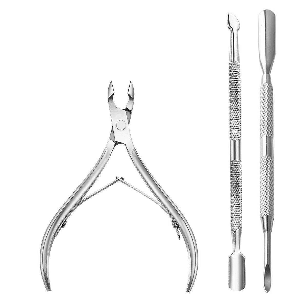 3pcs-Stainless-Steel-Nail-Cuticle-Spoon-Pusher-Remover-Cutter-Nipper-Clipper-Set-1021003
