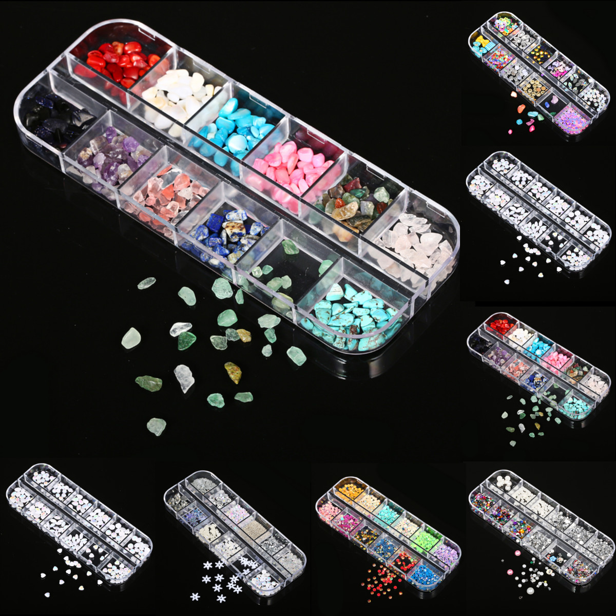 12-Grid-Nail-Art-Acrylic-3D-Rhinestone-Glitters-Beads-Studs-DIY-Tips-Decoration-1267509