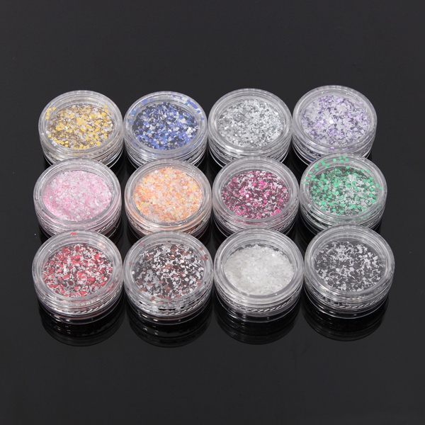 12Pcs-Glitter-Nail-Art-Tips-Acrylic-Powder-Dust-Manicure-Set-942955
