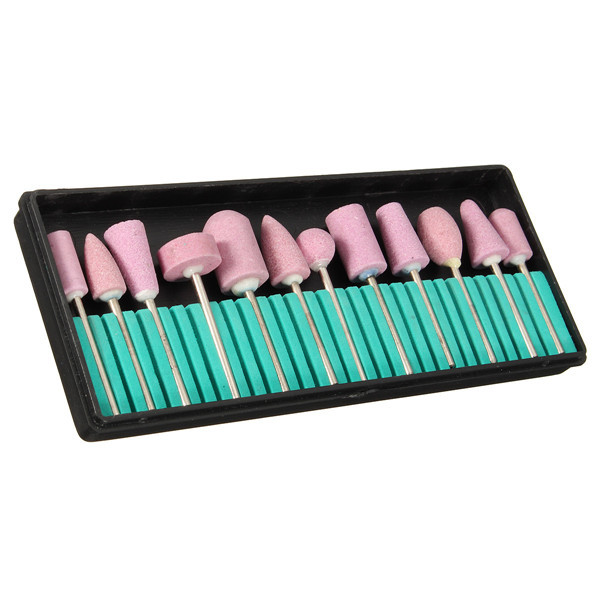 12pcs-Pink-Ceramics-Nail-Drill-Bits-Kit-Grinding-Manicure-Pedicure-Heads-Polishing-Machine-1095697