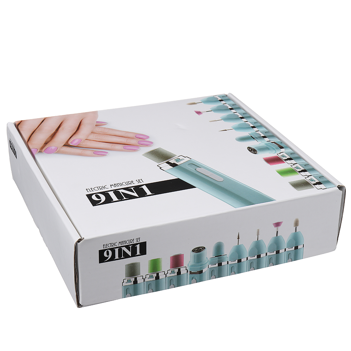 9-in-1-Manicure-Tools-Kit-Drill-Bits-Nail-Polishing-Gel-Remove-Grinder-Sanding-Paper-Shaver-1256112