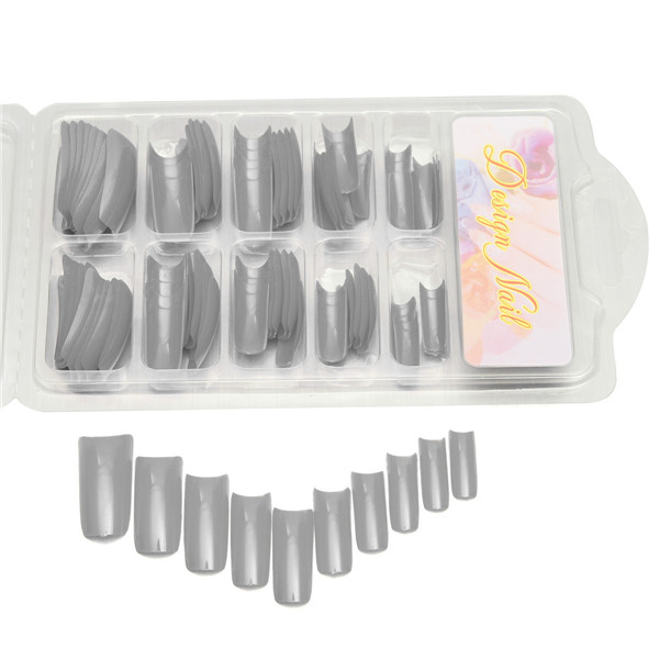 100-Pcs-UV-Gel-False-Nail-Art-Salon-Polish-French-Acrylic-Half-Nail-Tips-981835