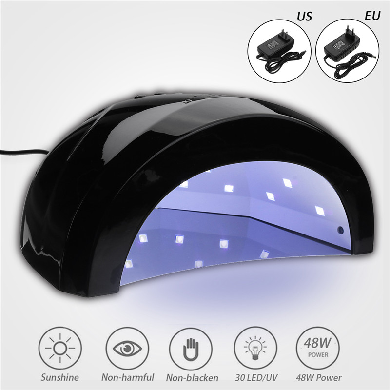 48W-Black-UV-Led-Lamp-Nail-Dryer-Machine-Time-Setting-Nails-Salon-Home-Curing-Gel-Manicure-Tools-1291862